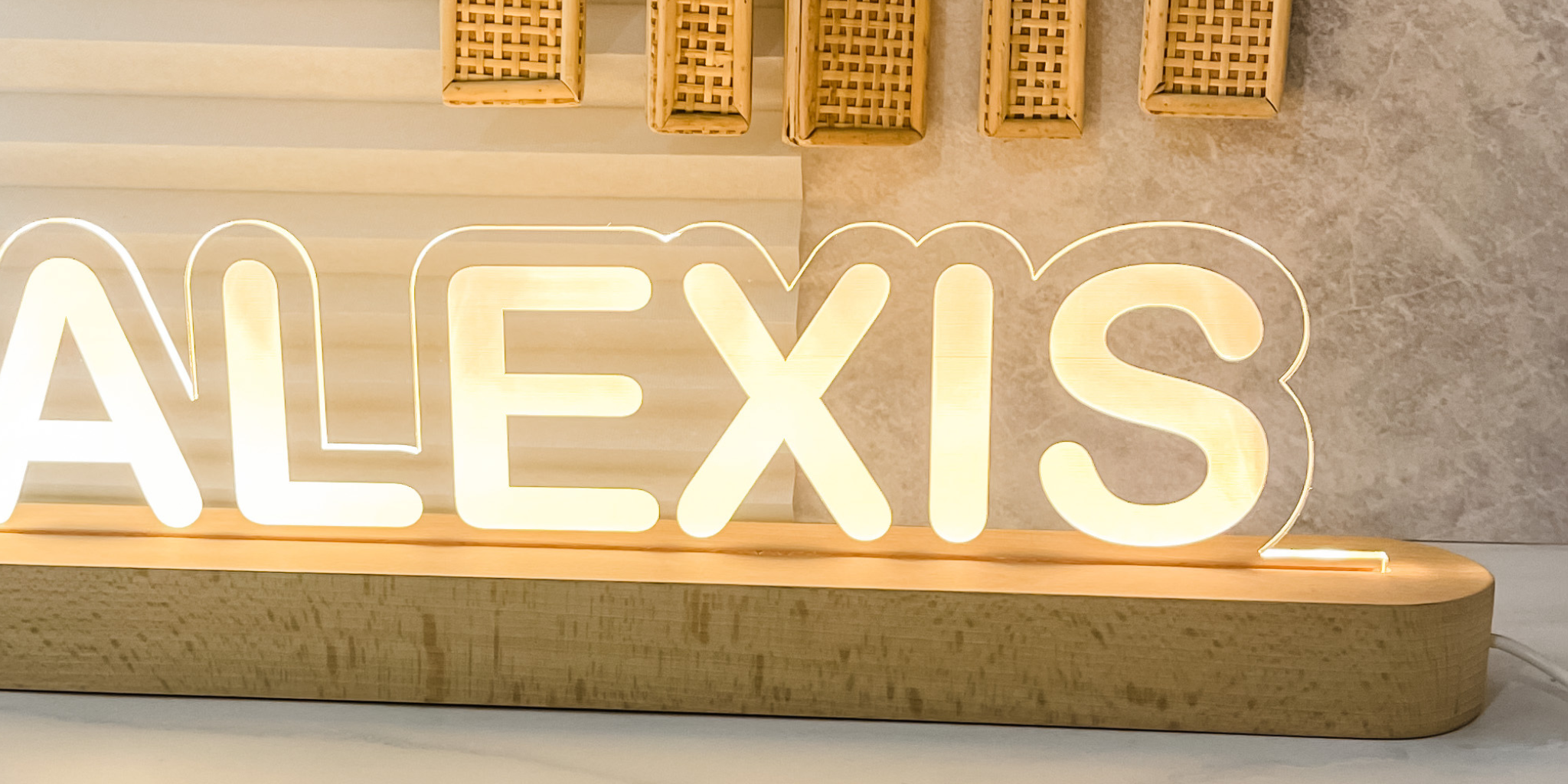 personalised night lights led