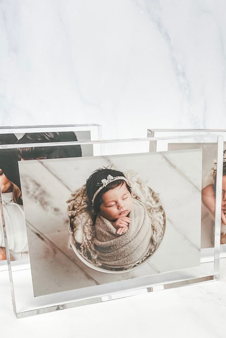 Freestanding Acrylic Photo Block
