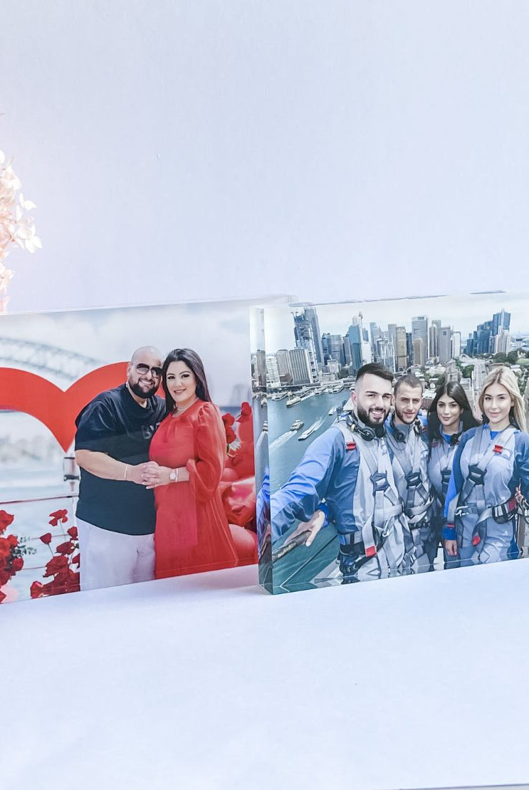 Freestanding Acrylic Photo Block