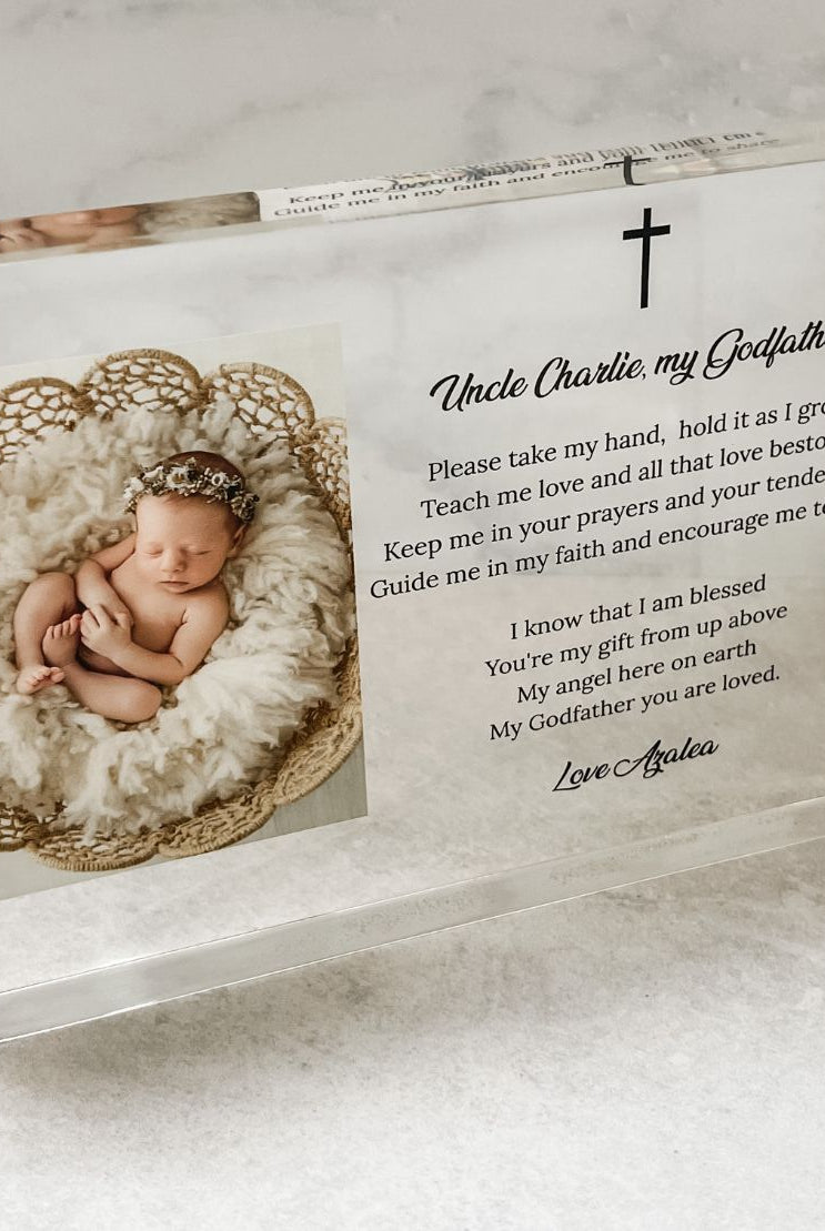 Freestanding Acrylic Photo Block