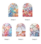 Personalised Stained Glass-Inspired Arch Ornament