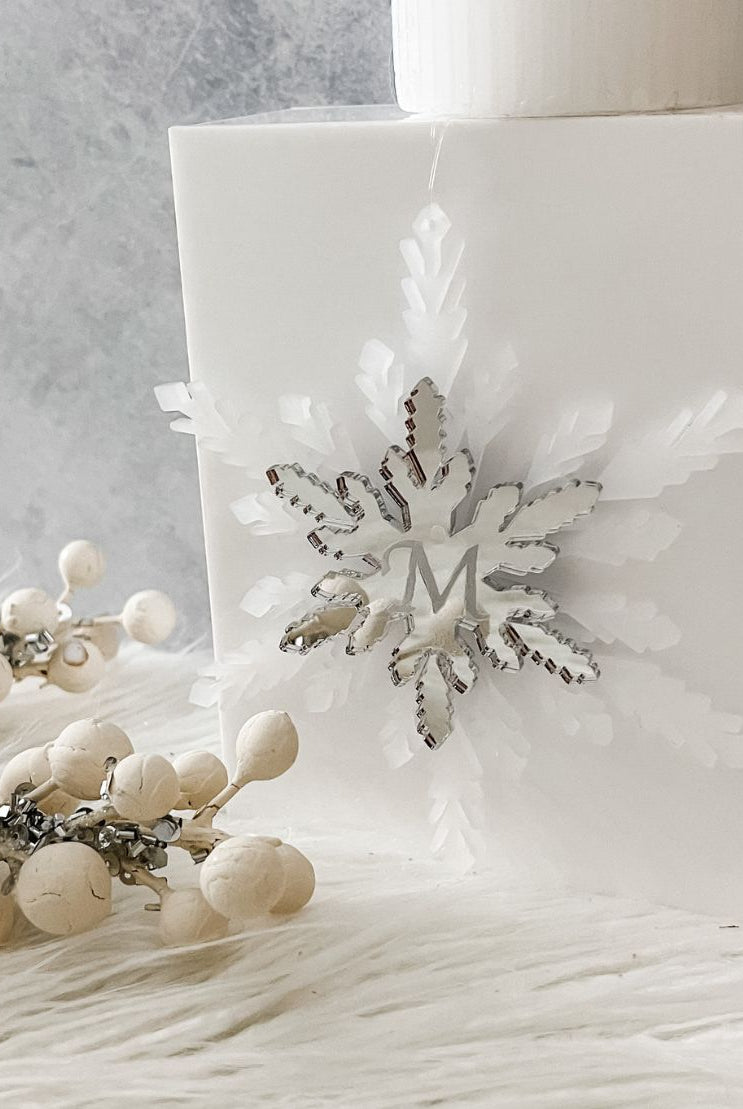 Personalised Layered Snowflake Ornament