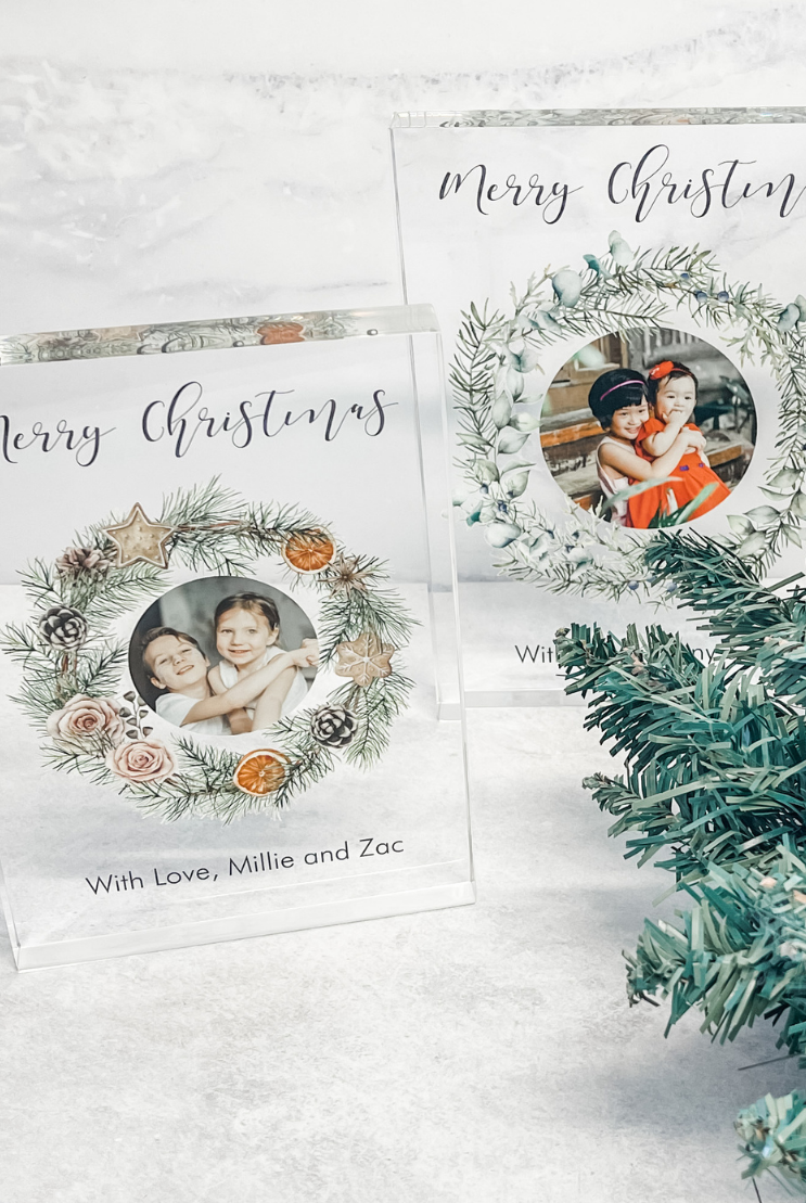 Personalised Christmas Photo Block