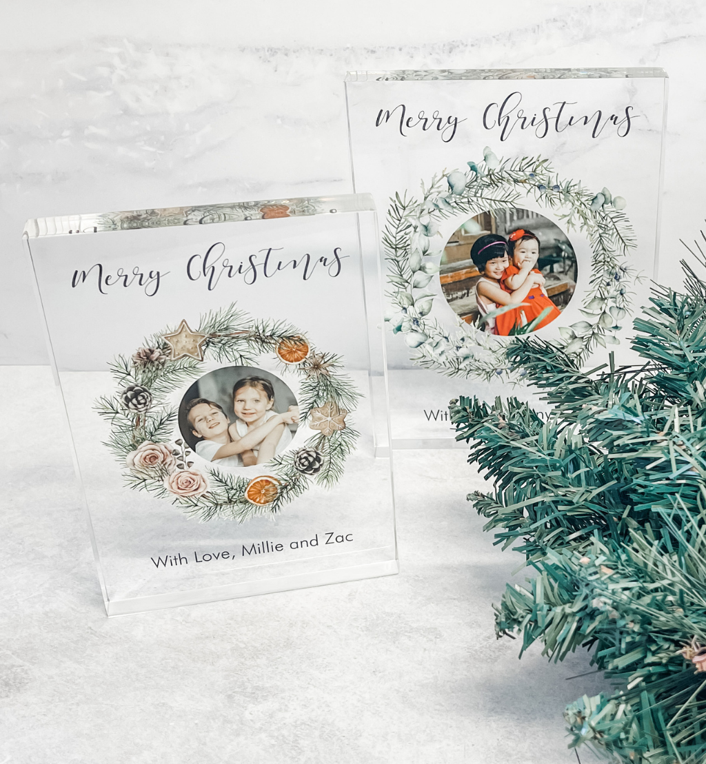 Personalised Christmas Photo Block