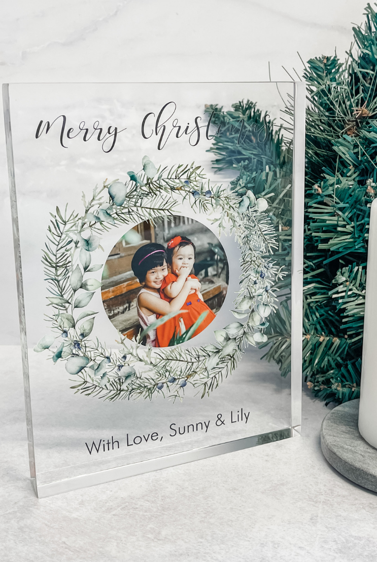Personalised Christmas Photo Block