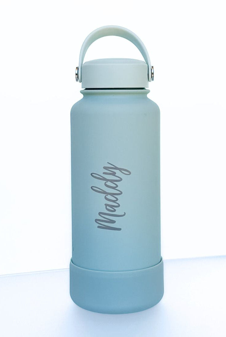 1-Litre Personalised Insulated Bottle with Rubber Base