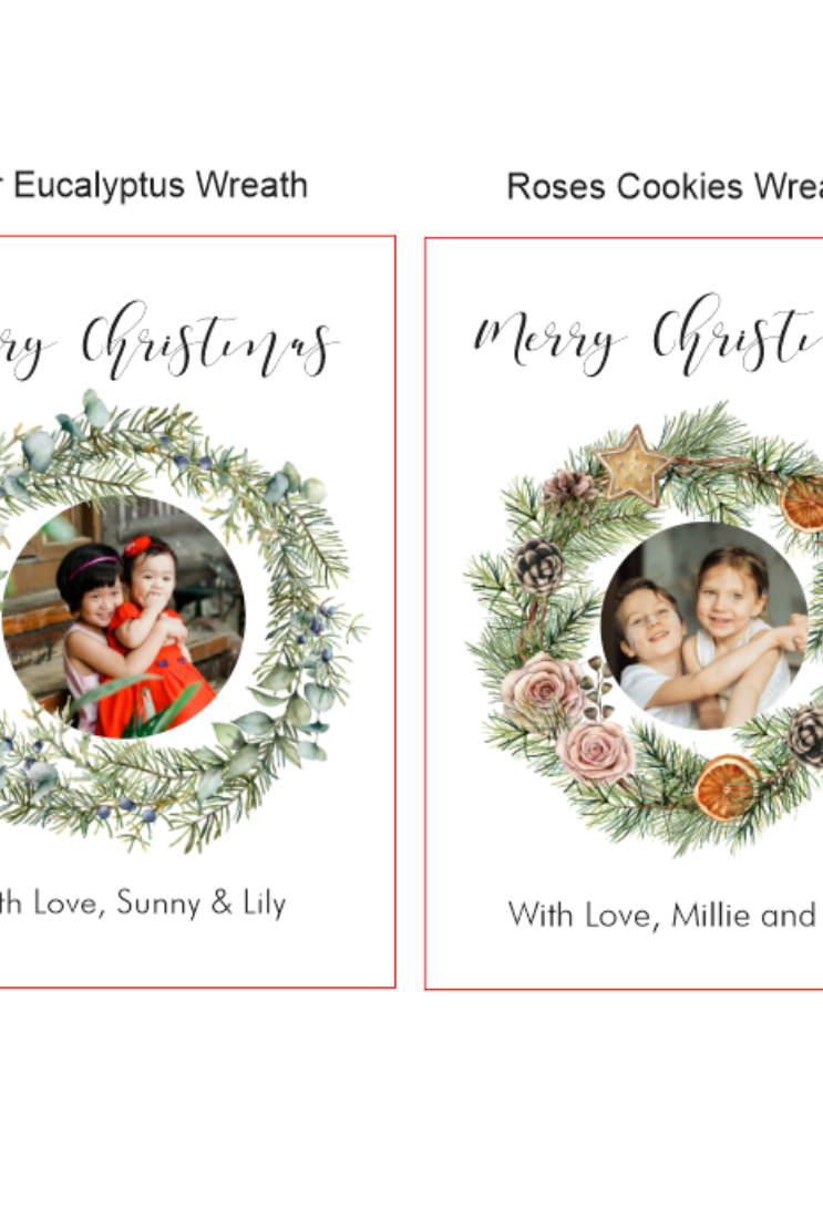 Personalised Christmas Photo Block