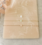 Flat Disc Personalised Initial Bracelet gold silver rode gold gift