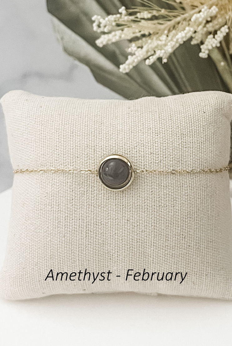 Birthstone Gem Bracelet