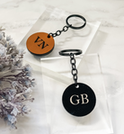 PERSONALISED LEATHER KEYRINGS