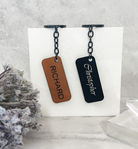 PERSONALISED LEATHER KEYRINGS