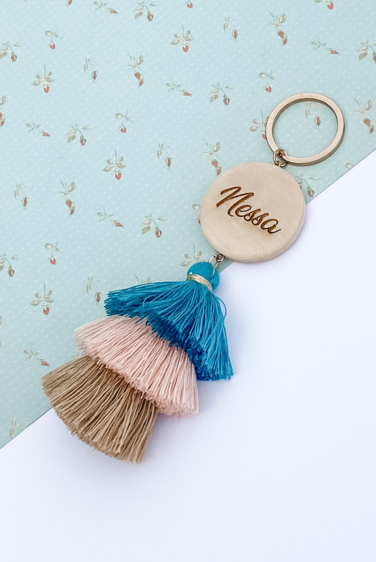 Boho Tassel Keyring