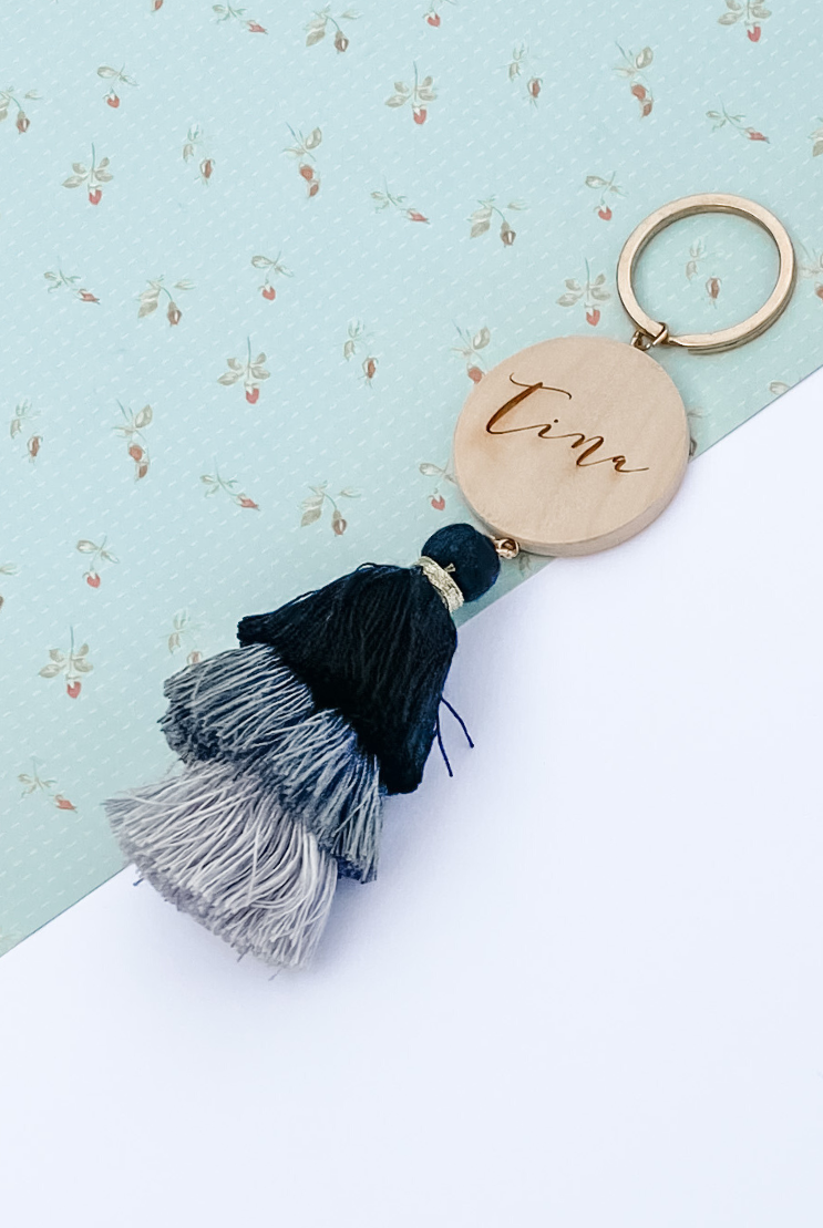 Boho Tassel Keyring