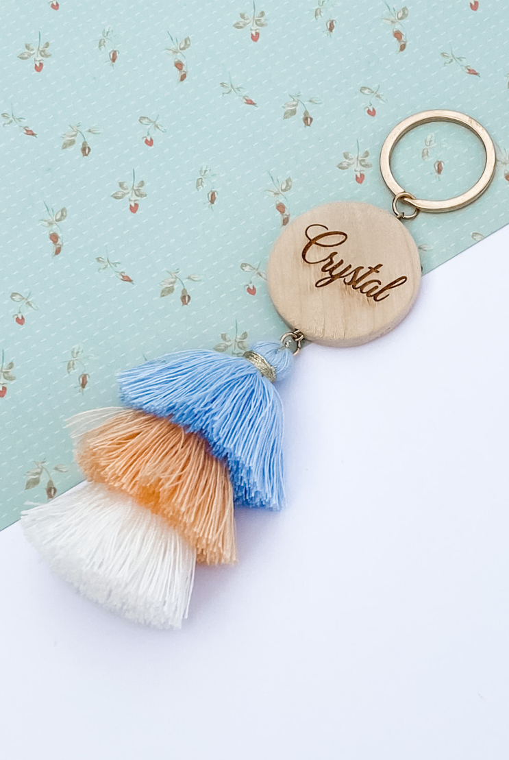 Boho Tassel Keyring