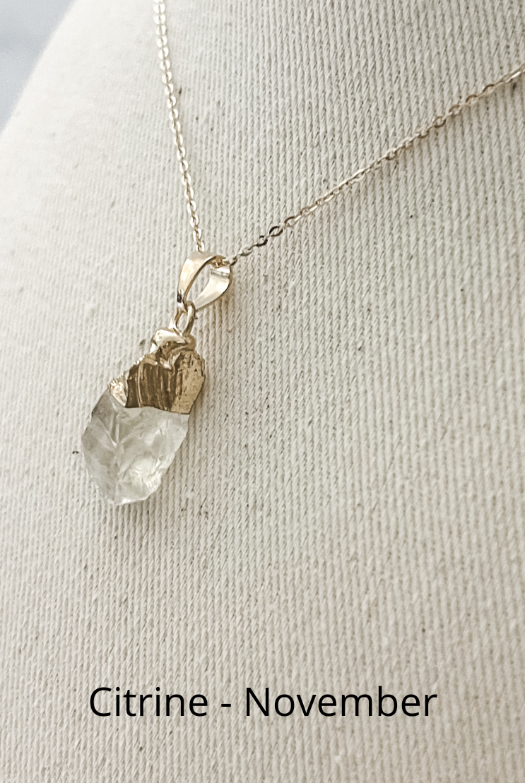 Birthstone Gem Necklace