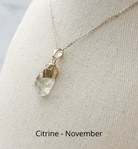 Birthstone Gem Necklace