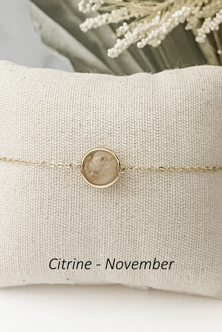 Birthstone Gem Bracelet