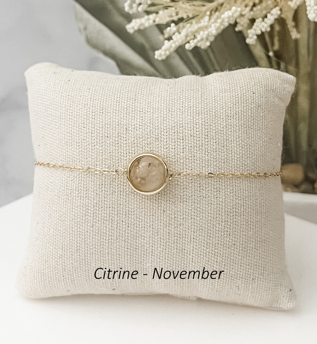 Birthstone Gem Bracelet