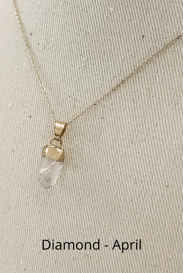 Birthstone Gem Necklace