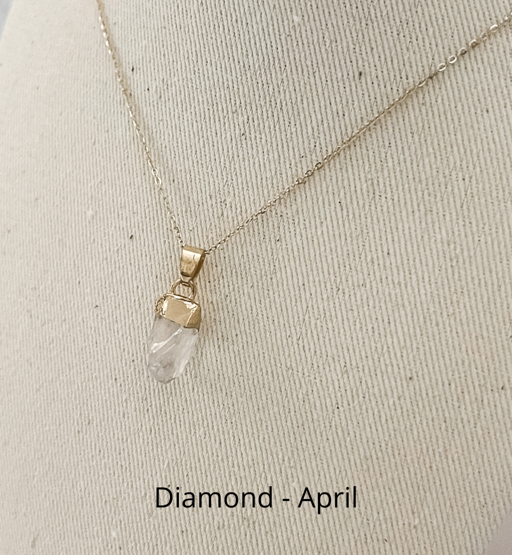 Birthstone Gem Necklace