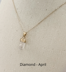 Birthstone Gem Necklace