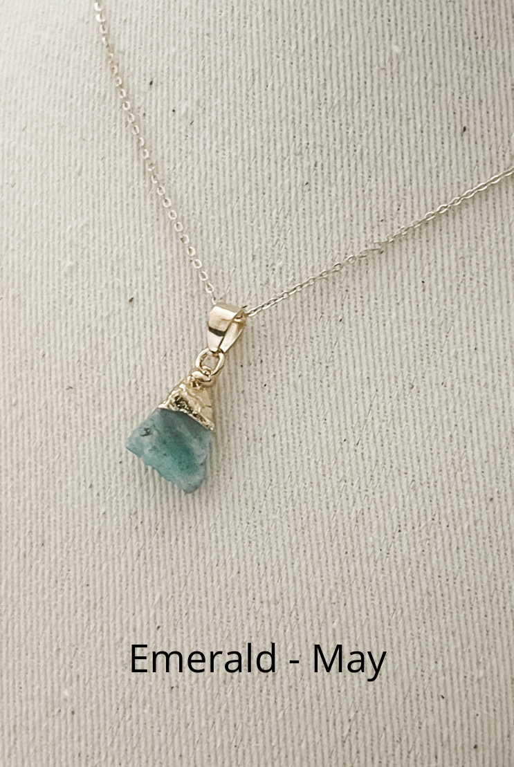 Birthstone Gem Necklace