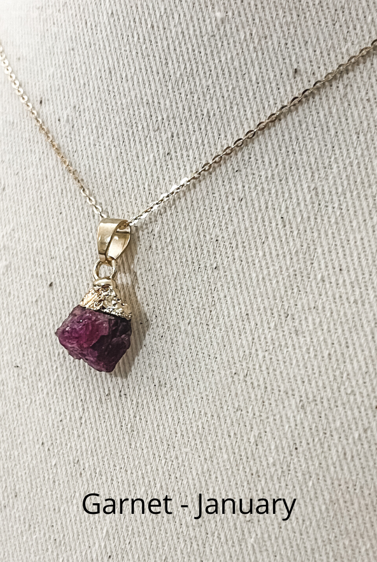 Birthstone Gem Necklace