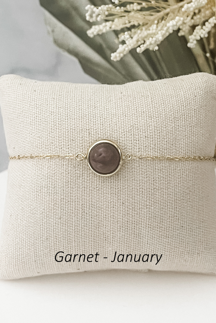 Birthstone Gem Bracelet