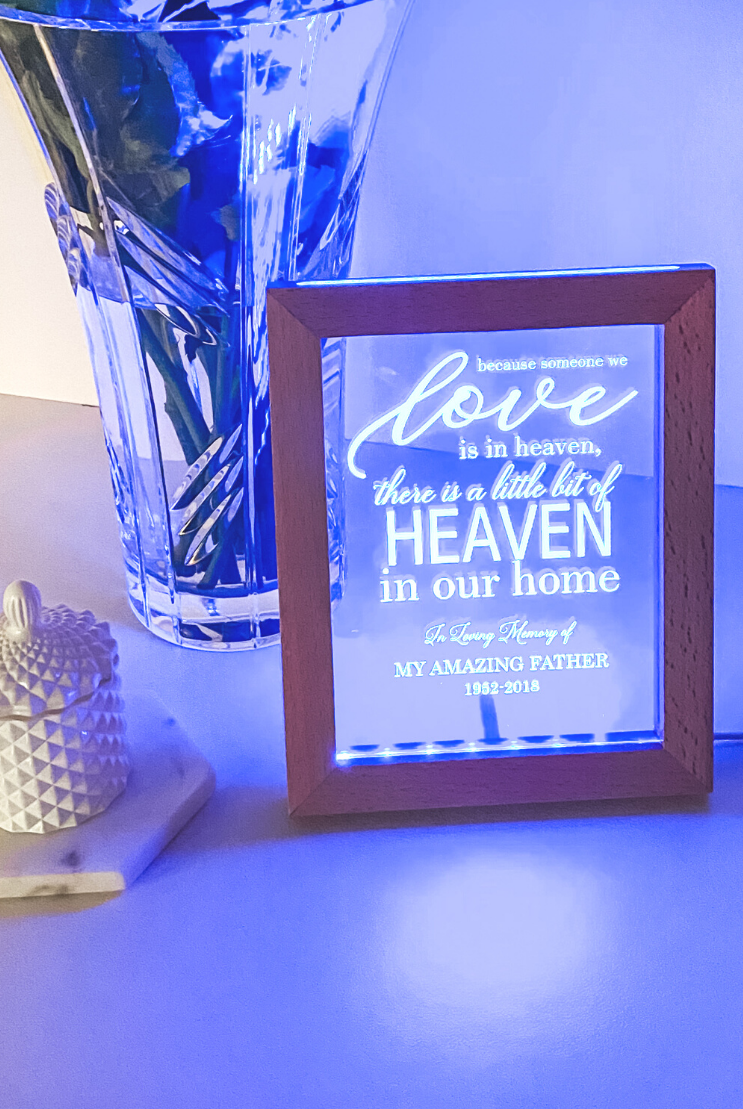Personalised LED Photo Frame