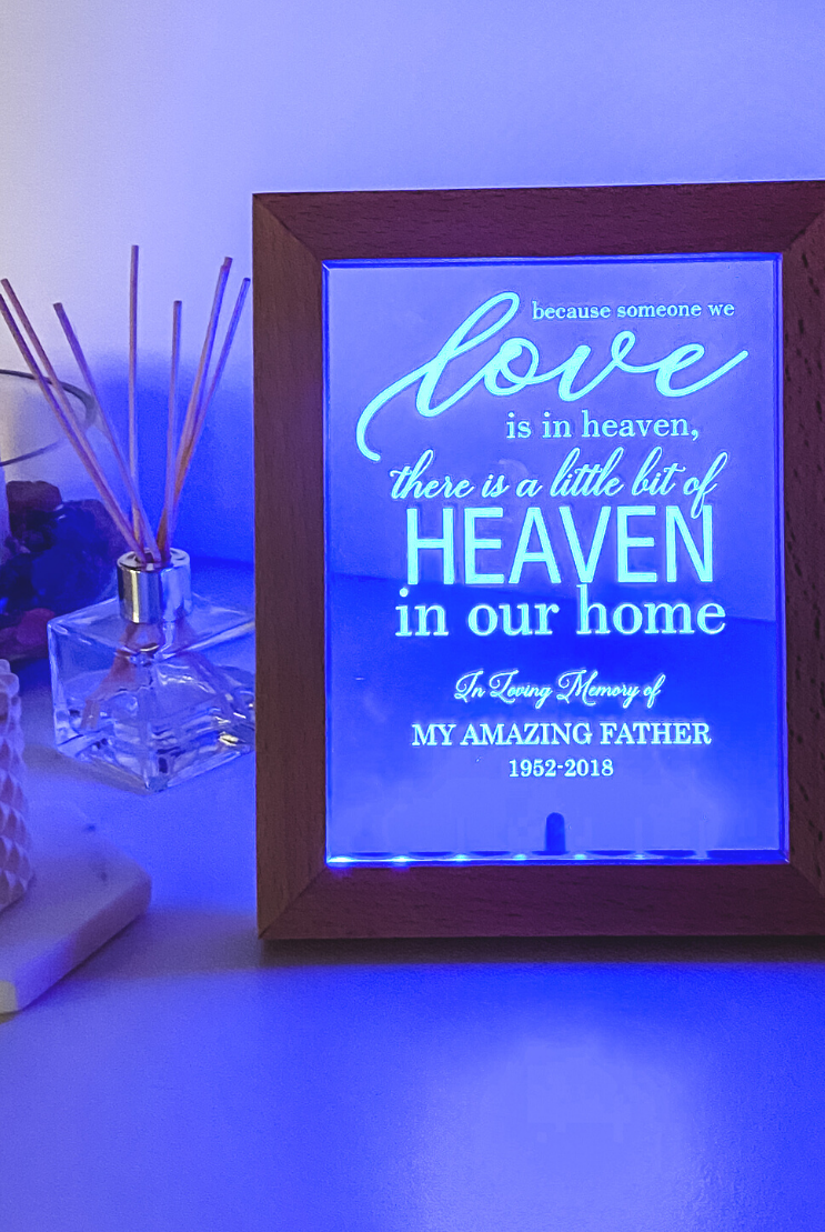 Personalised LED Photo Frame