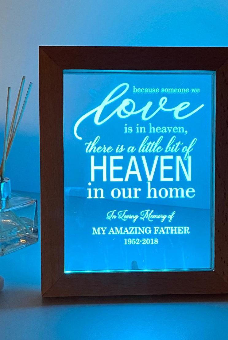Personalised LED Photo Frame