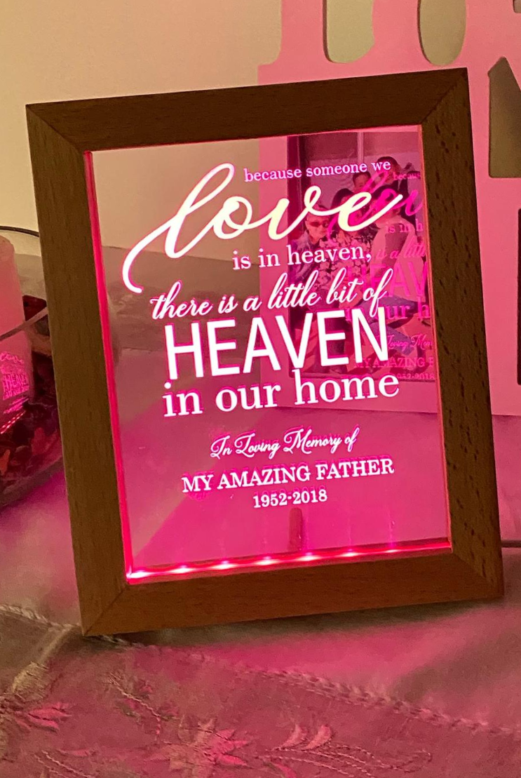 Personalised LED Photo Frame