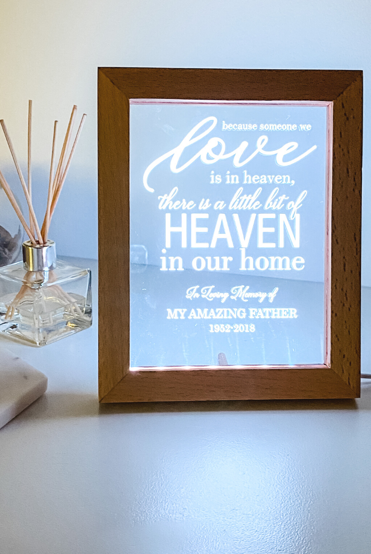 Personalised LED Photo Frame