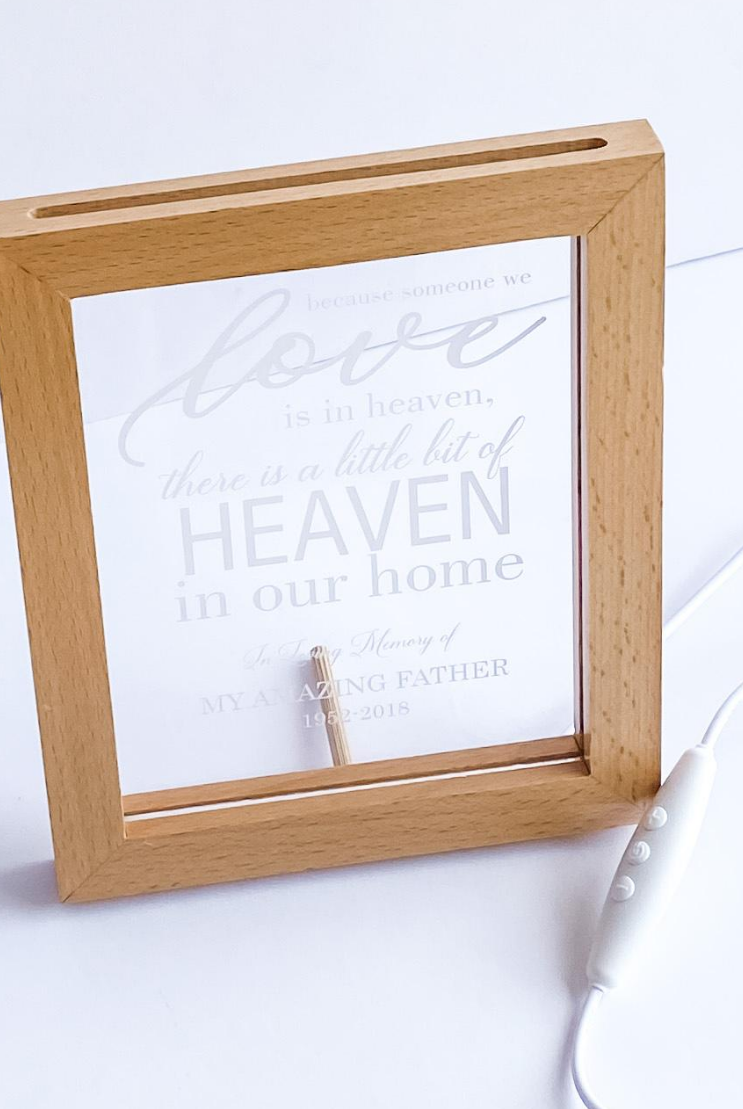 Personalised LED Photo Frame