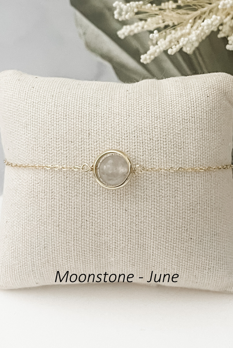 Birthstone Gem Bracelet