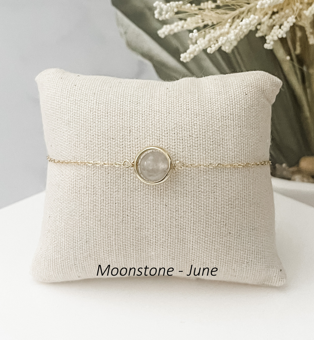 Birthstone Gem Bracelet