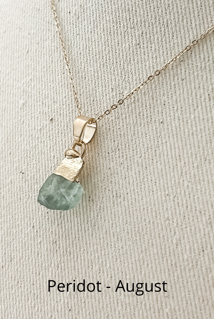 Birthstone Gem Necklace