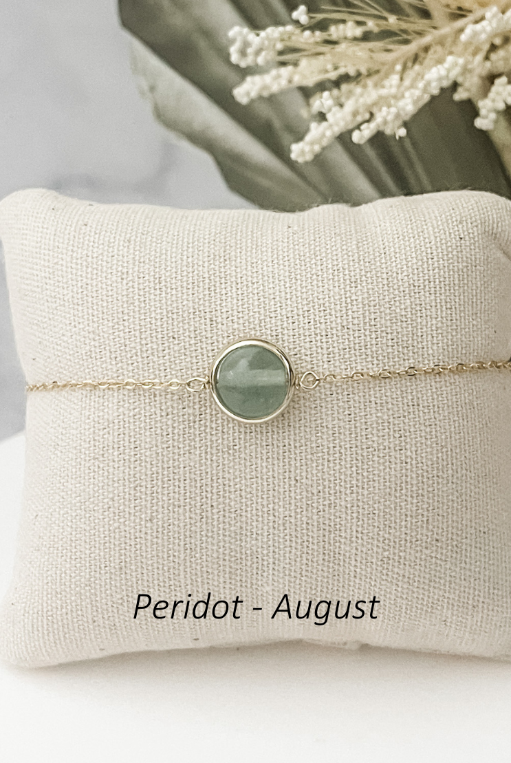 Birthstone Gem Bracelet