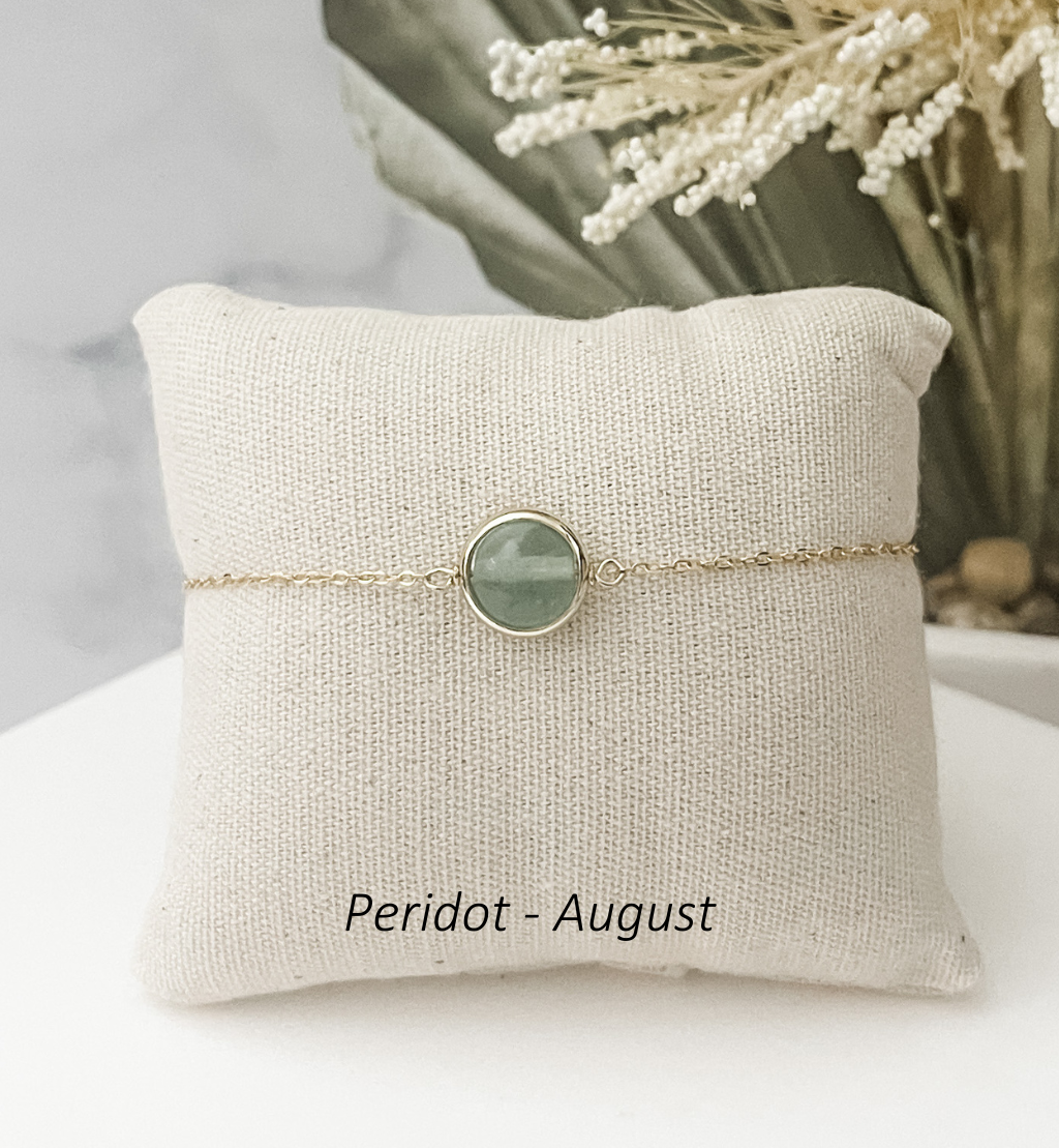 Birthstone Gem Bracelet