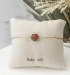 Birthstone Gem Bracelet