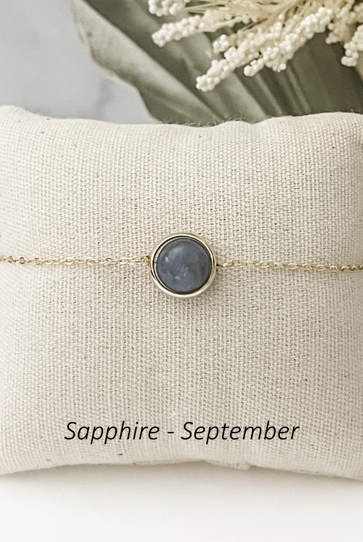 Birthstone Gem Bracelet
