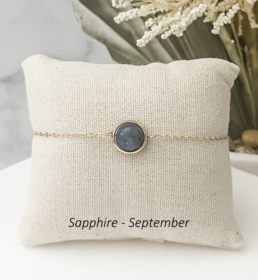 Birthstone Gem Bracelet
