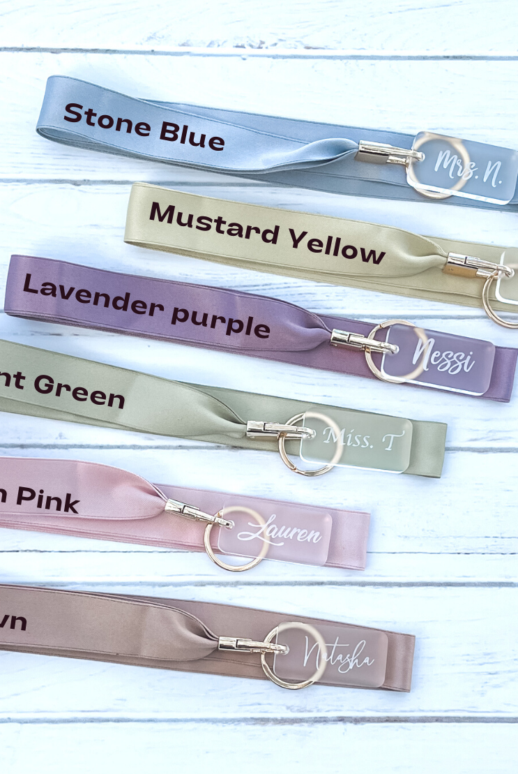 Personalised Silky Lanyards