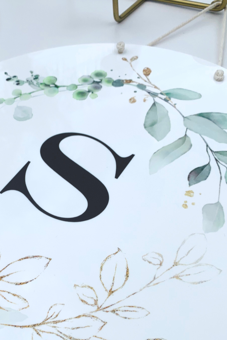 PERSONALISED LARGE PRINTED NAME PLAQUES