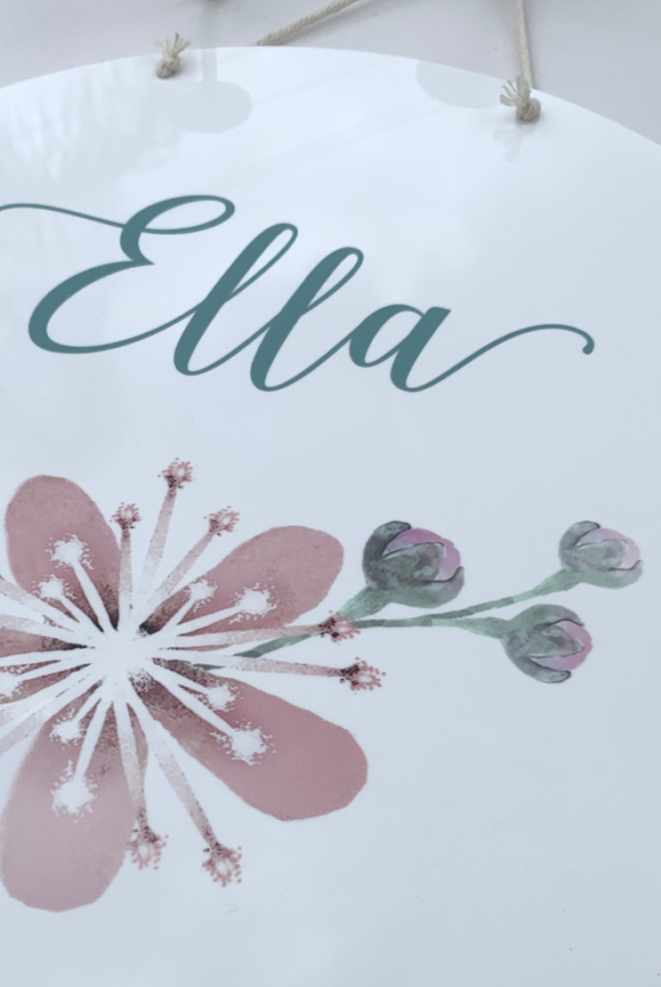 PERSONALISED LARGE PRINTED NAME PLAQUES