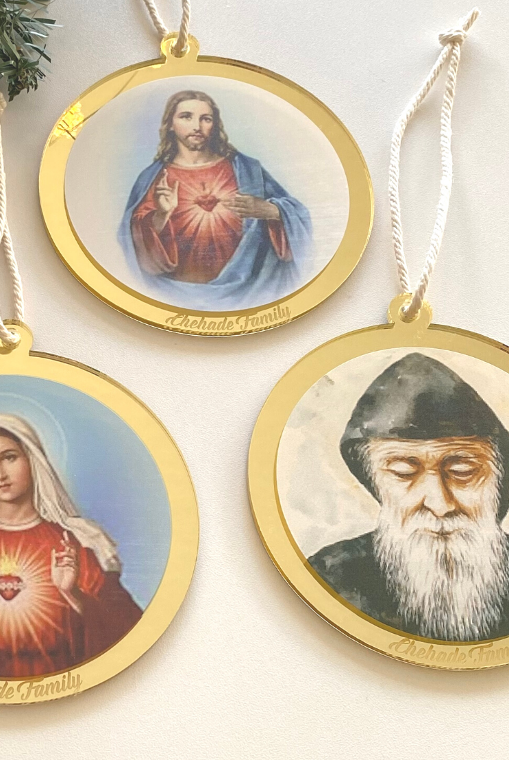 Religious Photo Ornaments