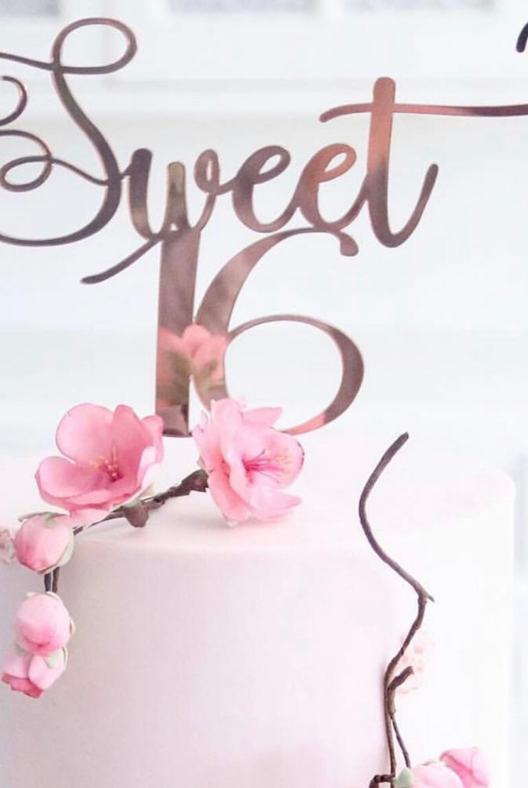 Standard Personalised Cake Topper