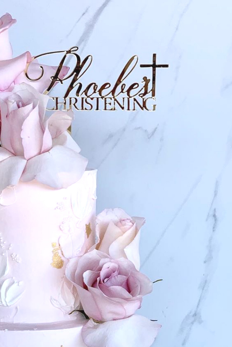 Standard Personalised Cake Topper