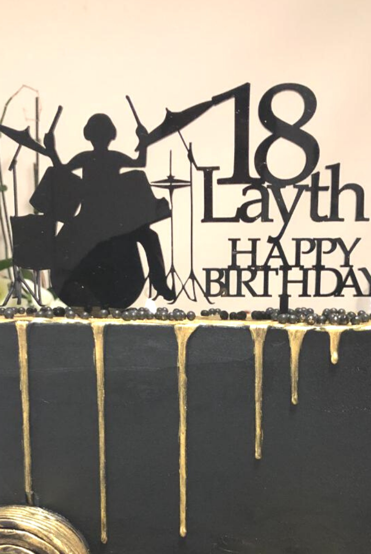 Standard Personalised Cake Topper