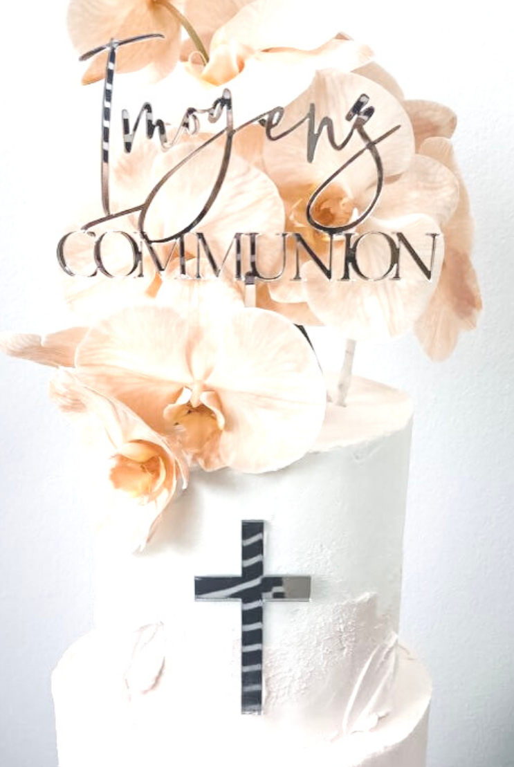 Standard Personalised Cake Topper